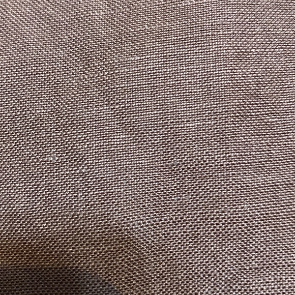 Dress Barn Brown Linen sequence cropped jacket - Size Large - Picture 6 of 11